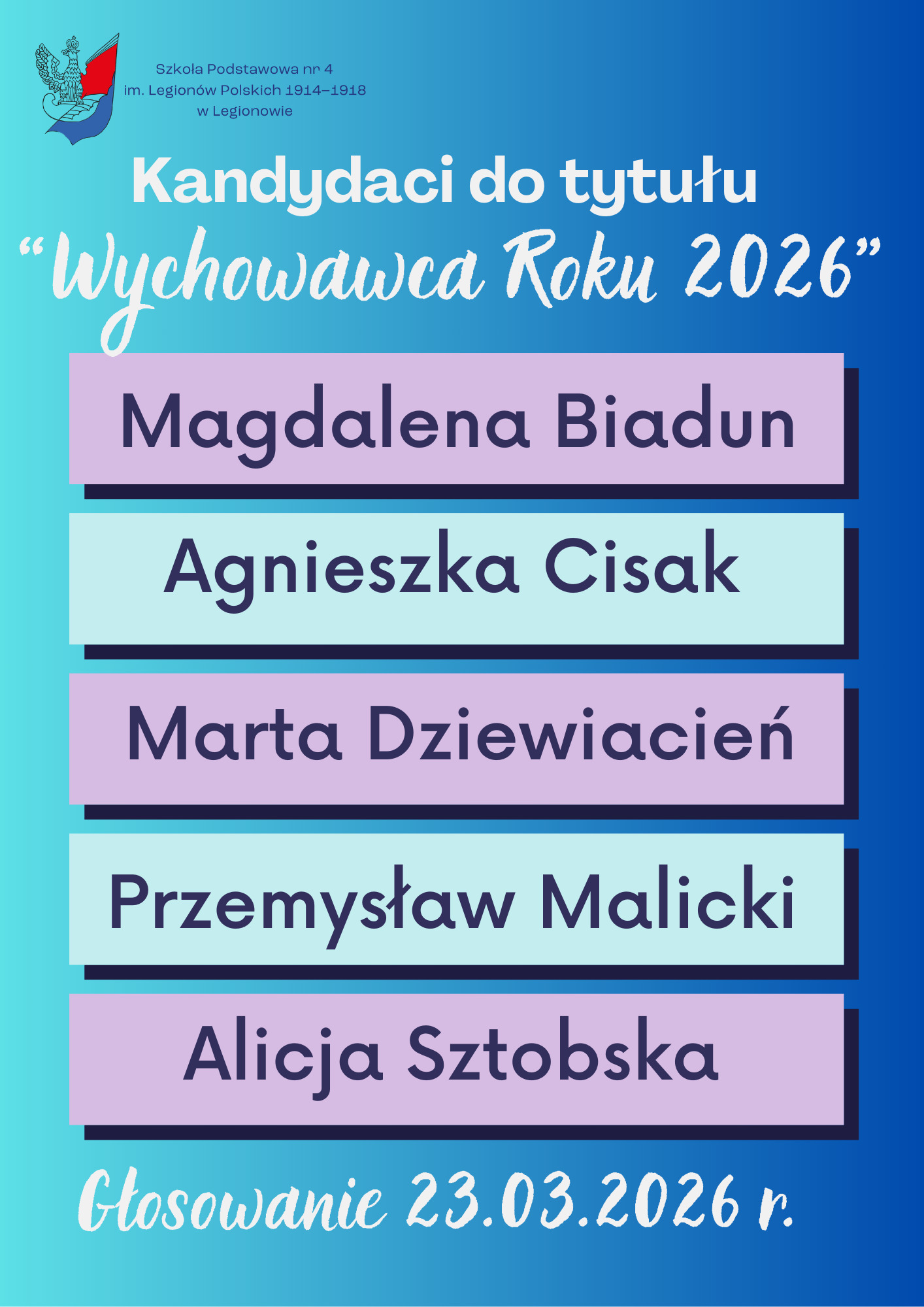 Ikona do artykułu: Znamy finałową piątkę konkursu Wychowawca Roku!